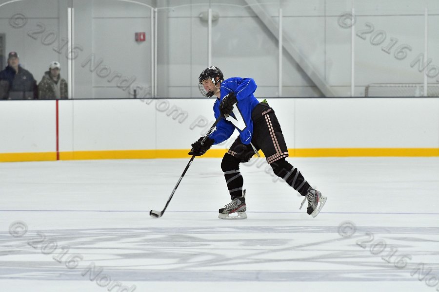 Wheaton College Men\'s Ice Hockey vs Middlesex Community College. - Photo By: KEITH NORDSTROM